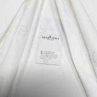 Хлопок с вышивкой Hermes. Цвет белый