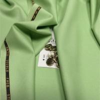Двусторонняя костюмная  Satin Double Face. Цвет пастельно-зеленый
