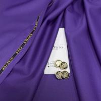 Двусторонняя костюмная  Satin Double Face. Цвет фиолетовый