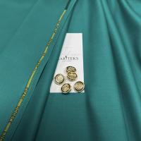 Двусторонняя костюмная Satin Double Face. Цвет бирюзовый