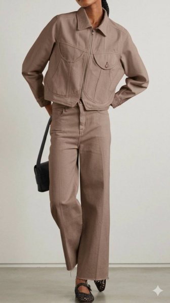 Джинса Isabel Marant. Цвет какао